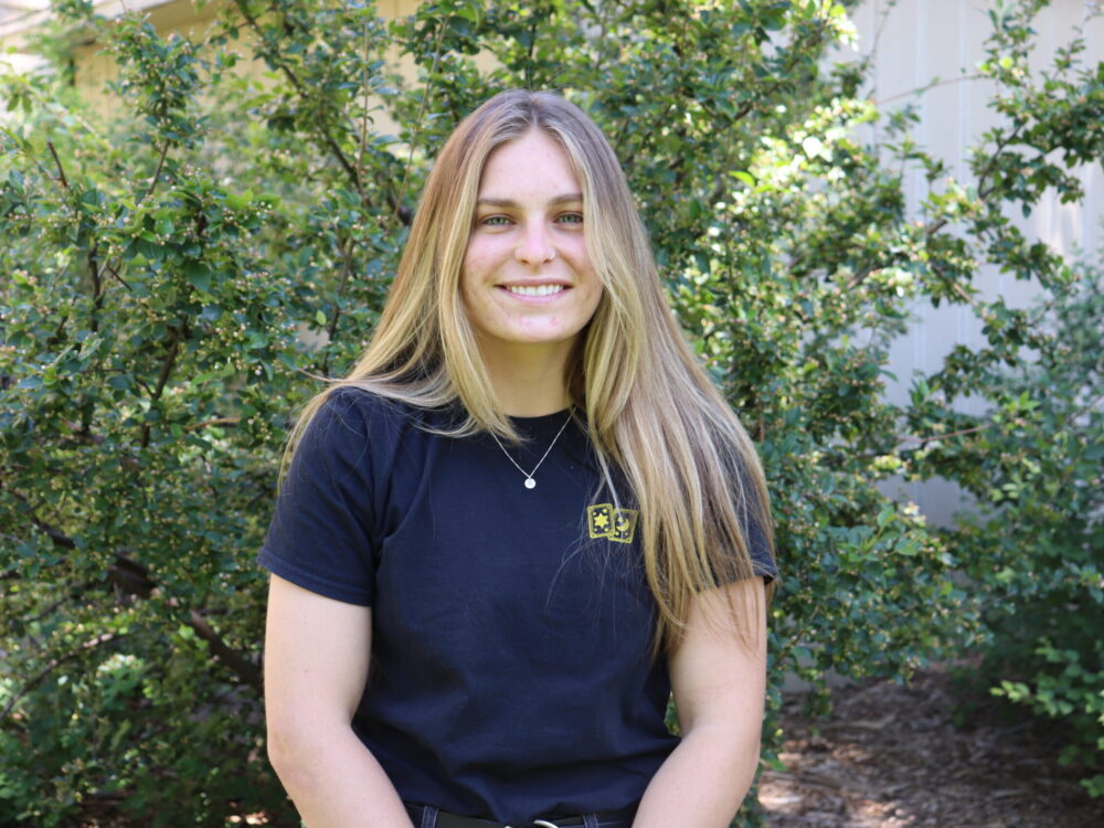 An outdoor portrait of Carson Hann